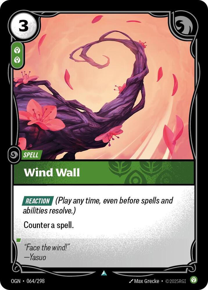 Wind Wall - Origins (Uncommon) [OGN-064] — riftbound card