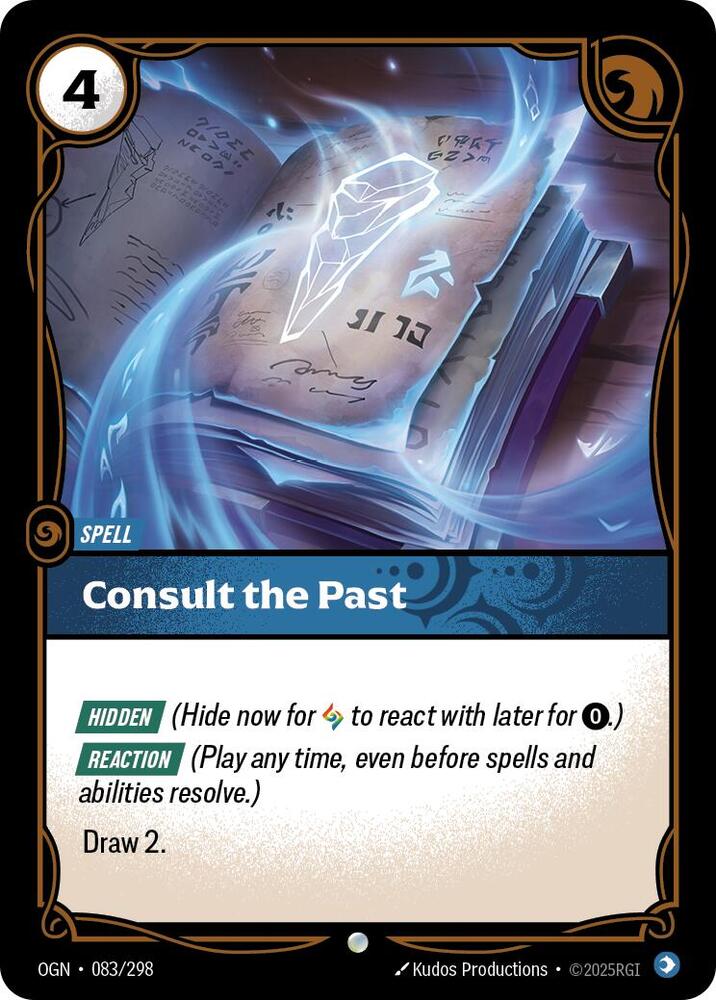 Consult the Past - Origins (Common) [OGN-083] — riftbound card