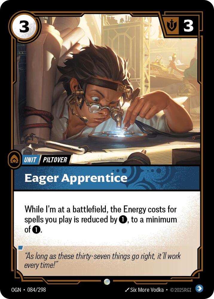 Eager Apprentice - Origins (Common) [OGN-084] — riftbound card