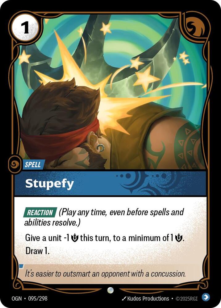 Stupefy - Origins (Common) [OGN-095] — riftbound card