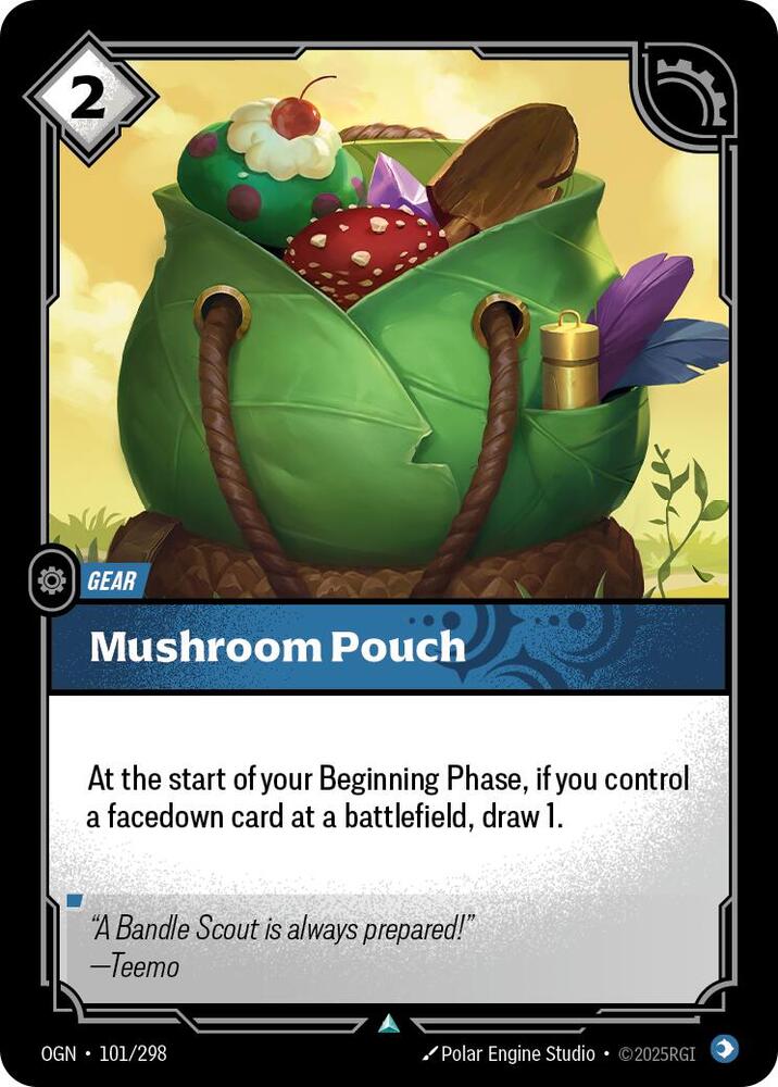 Mushroom Pouch - Origins (Uncommon) [OGN-101] — riftbound card