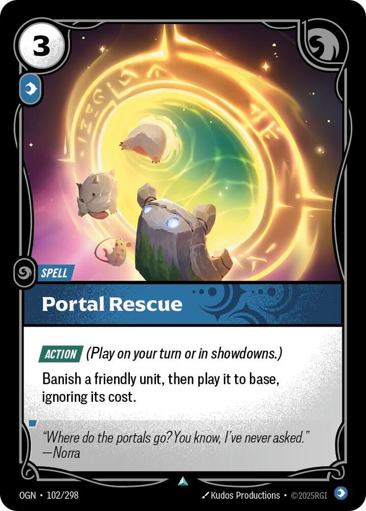 Portal Rescue - Origins (Uncommon) [OGN-102] — riftbound card