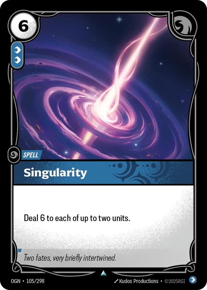 Singularity - Origins (Uncommon) [OGN-105] — riftbound card Hoofdafbeelding
