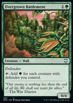 Overgrown Battlement - Commander: Streets of New Capenna (Uncommon) [NCC-303]