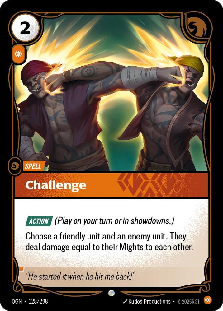Challenge - Origins (Common) [OGN-128] — riftbound card Hauptbild