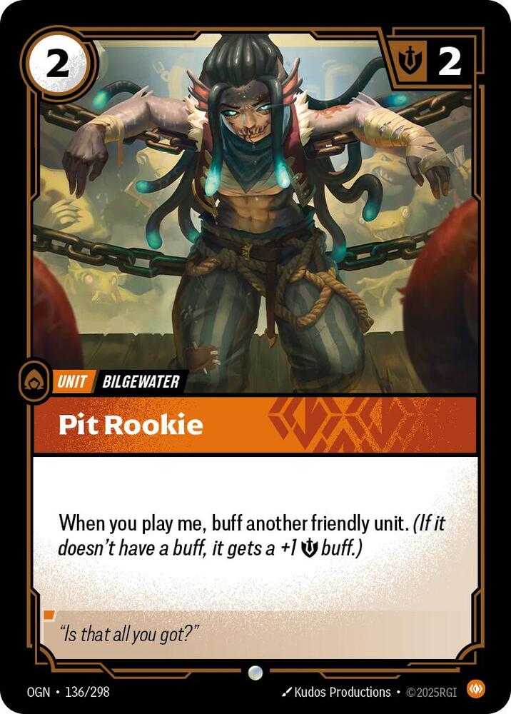 Pit Rookie - Origins (Common) [OGN-136] — riftbound card