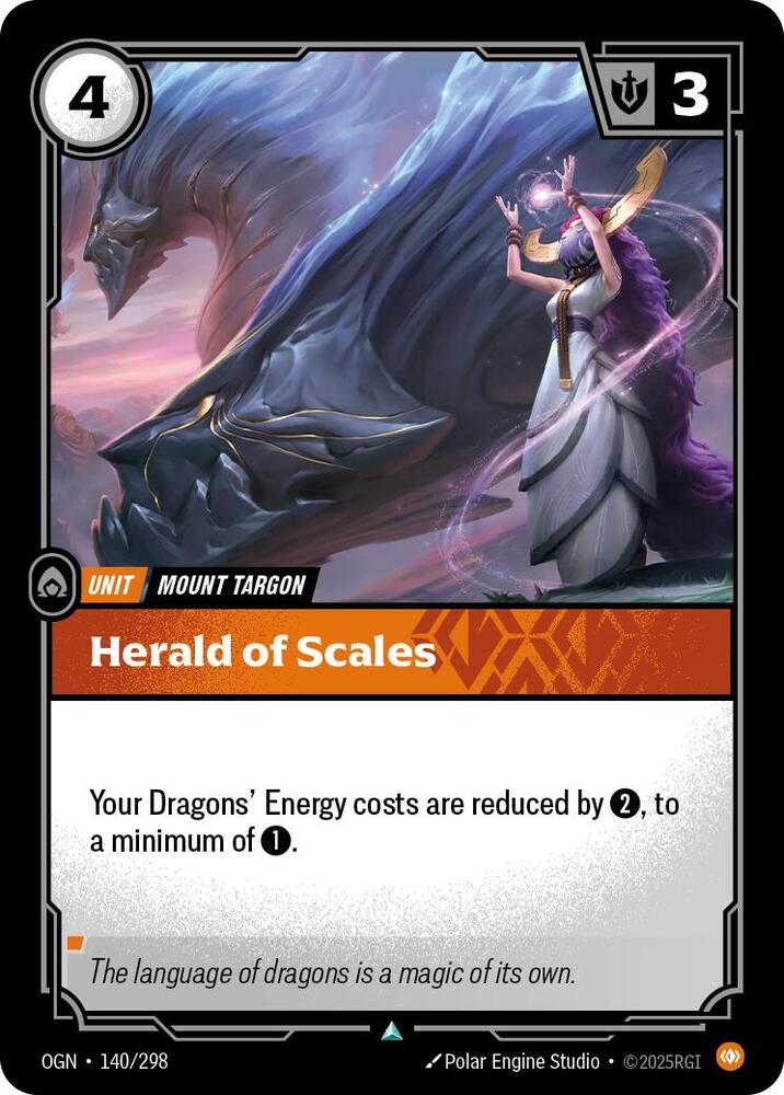 Herald of Scales - Origins (Uncommon) [OGN-140] — riftbound card Hauptbild
