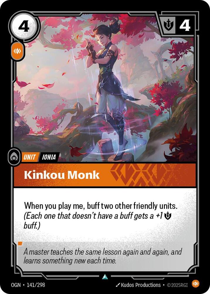 Kinkou Monk - Origins (Uncommon) [OGN-141] — riftbound card