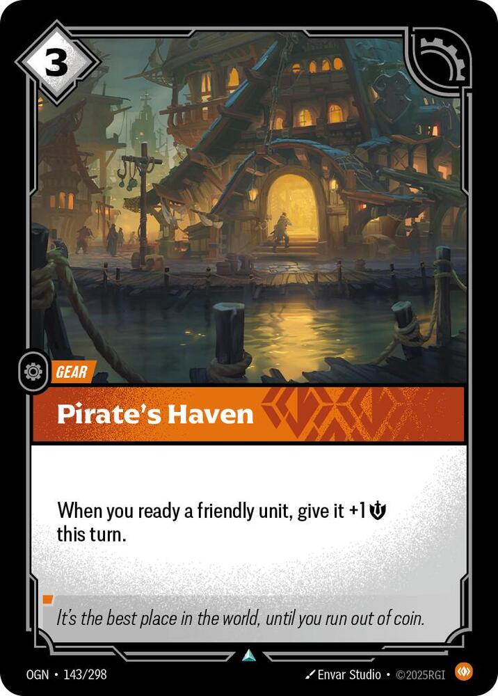 Pirate's Haven - Origins (Uncommon) [OGN-143] — riftbound card