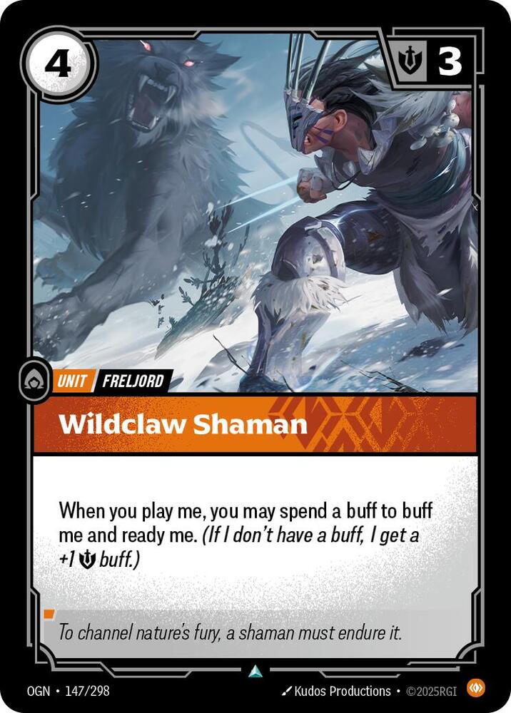 Wildclaw Shaman - Origins (Uncommon) [OGN-147] — riftbound card