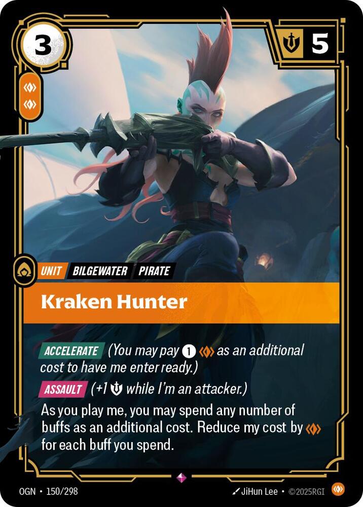 Kraken Hunter - Origins (Rare) [OGN-150] — riftbound card