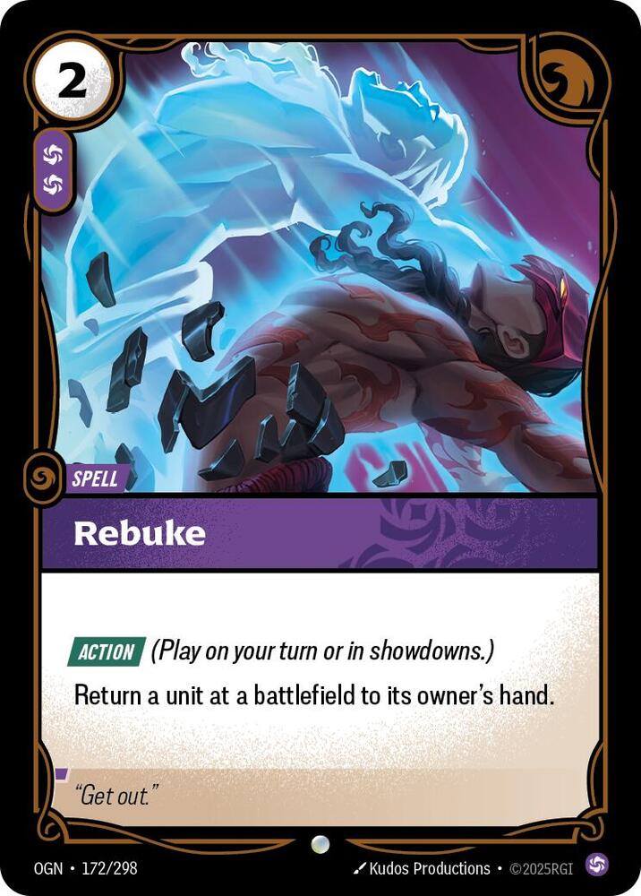 Rebuke - Origins (Common) [OGN-172] — riftbound card