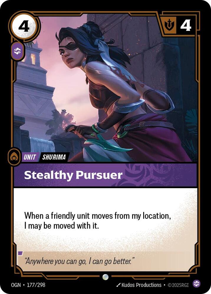 Stealthy Pursuer - Origins (Common) [OGN-177] — riftbound card
