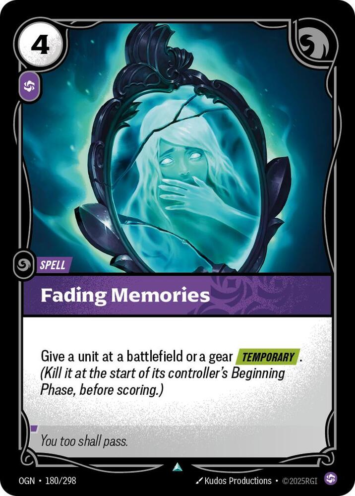 Fading Memories - Origins (Uncommon) [OGN-180] — riftbound card