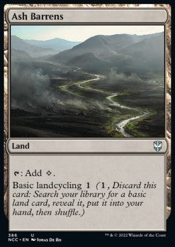 Ash Barrens - Commander: Streets of New Capenna (Uncommon) [NCC-386] Imagen principal del producto