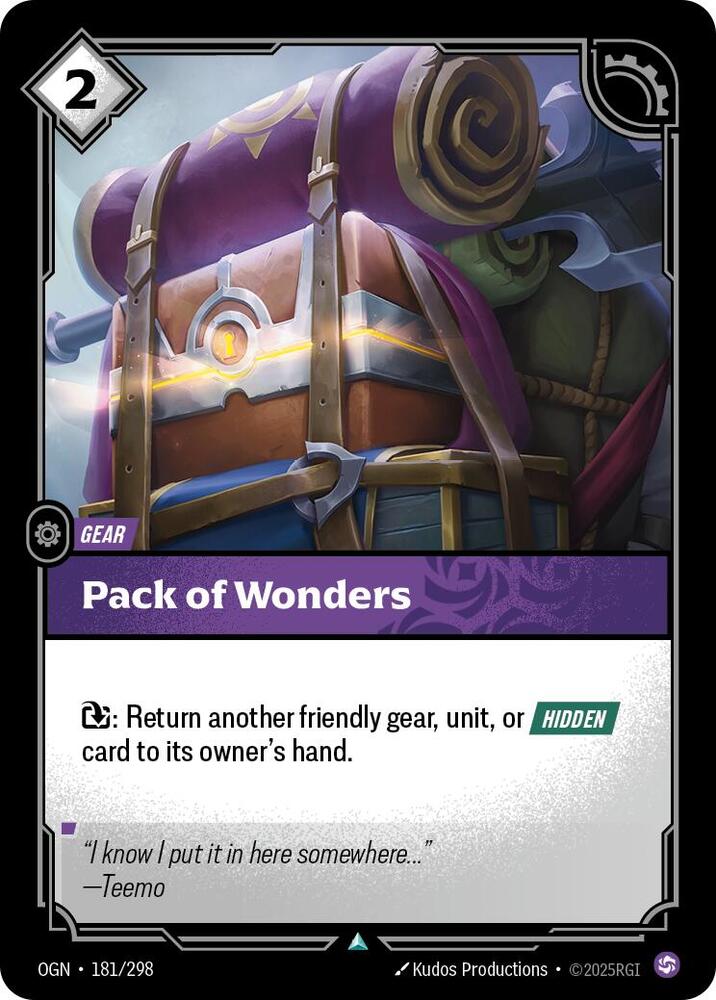 Pack of Wonders - Origins (Uncommon) [OGN-181] — riftbound card