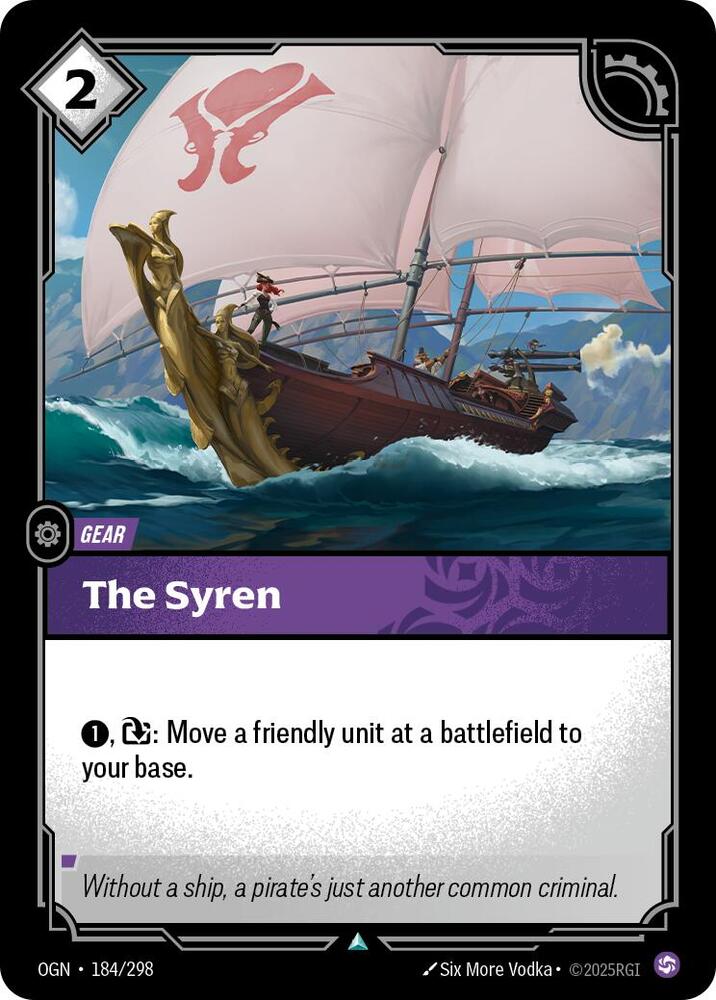 The Syren - Origins (Uncommon) [OGN-184] — riftbound card