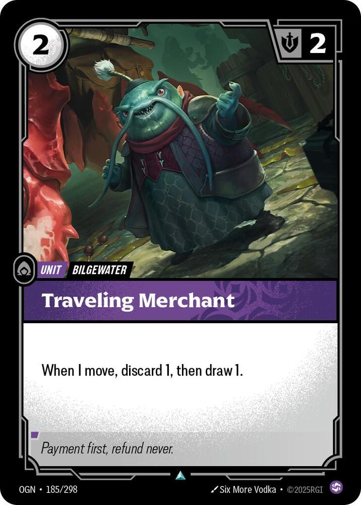 Traveling Merchant - Origins (Uncommon) [OGN-185] — riftbound card