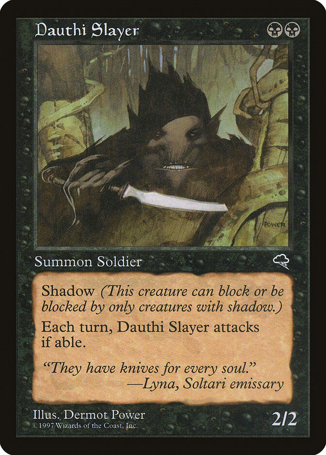 Magic-kaart Dauthi Slayer TMP-126 uit Tempest (Common)