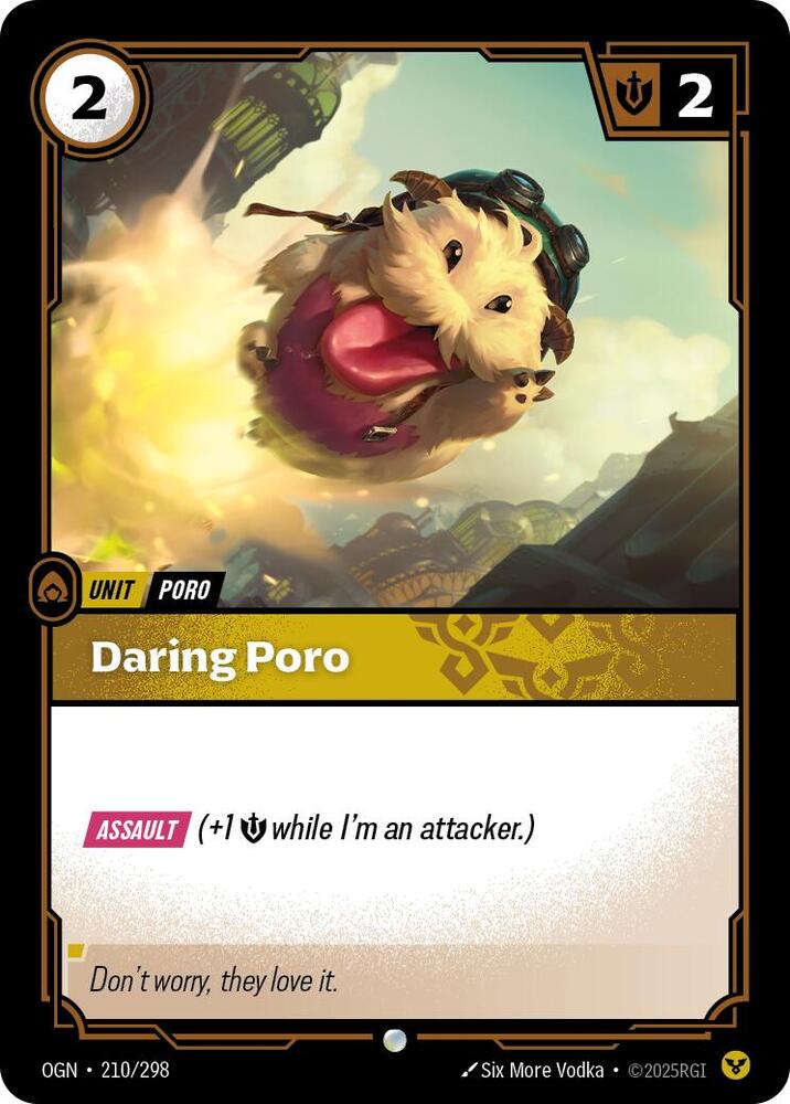 Daring Poro - Origins (Common) [OGN-210] — riftbound card