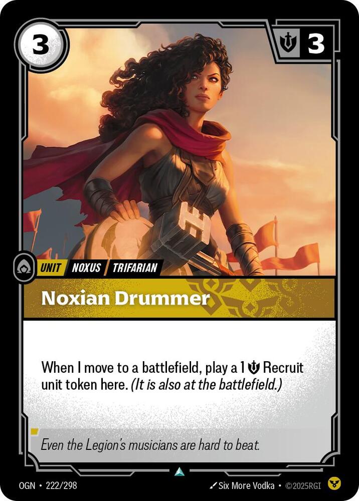 Noxian Drummer - Origins (Uncommon) [OGN-222] — riftbound card