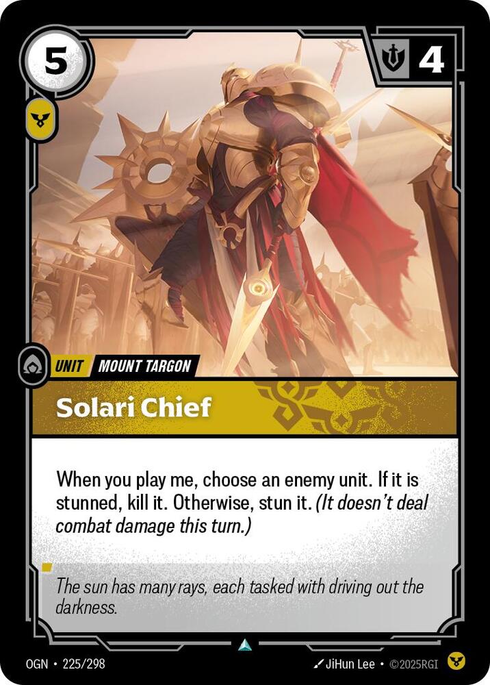 Solari Chief - Origins (Uncommon) [OGN-225] — riftbound card