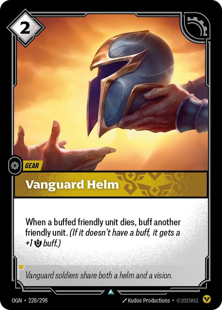 Vanguard Helm - Origins (Uncommon) [OGN-228] — riftbound card
