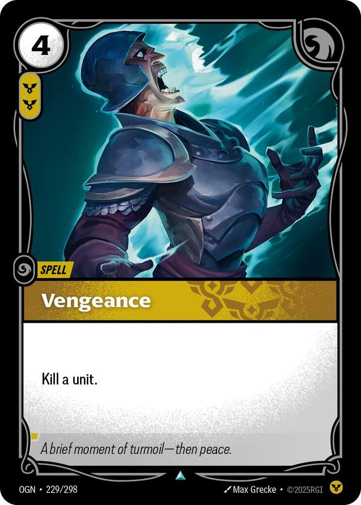 Vengeance - Origins (Uncommon) [OGN-229] — riftbound card Hauptbild