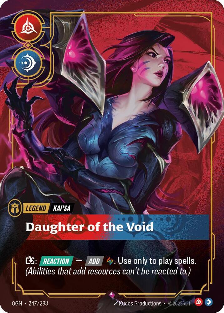 Kai'Sa, Daughter of the Void (V.1 - Rare) - Origins (Rare) [OGN-247] — riftbound card Hauptbild