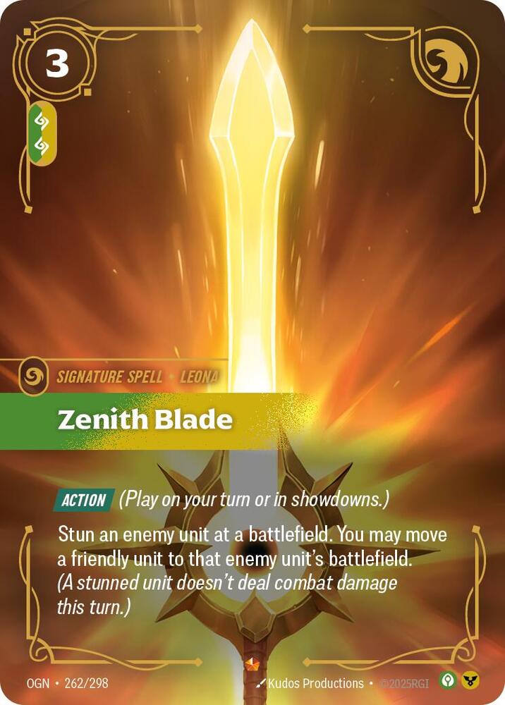 Zenith Blade - Origins (Epic) [OGN-262] — riftbound card