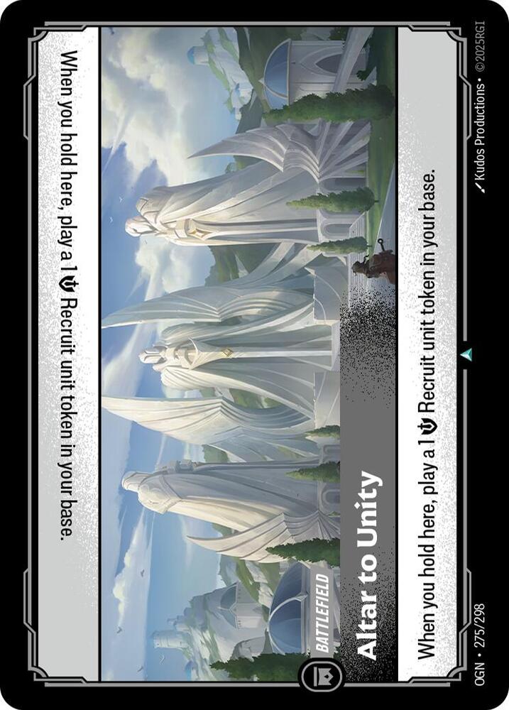 Altar to Unity - Origins (Uncommon) [OGN-275] — riftbound card Image principale du produit