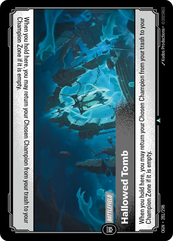Hallowed Tomb - Origins (Uncommon) [OGN-281] — riftbound card