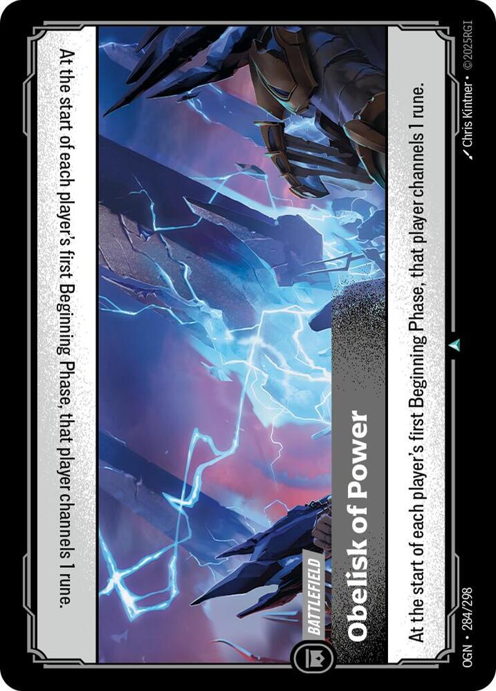 Obelisk of Power - Origins (Uncommon) [OGN-284] — riftbound card