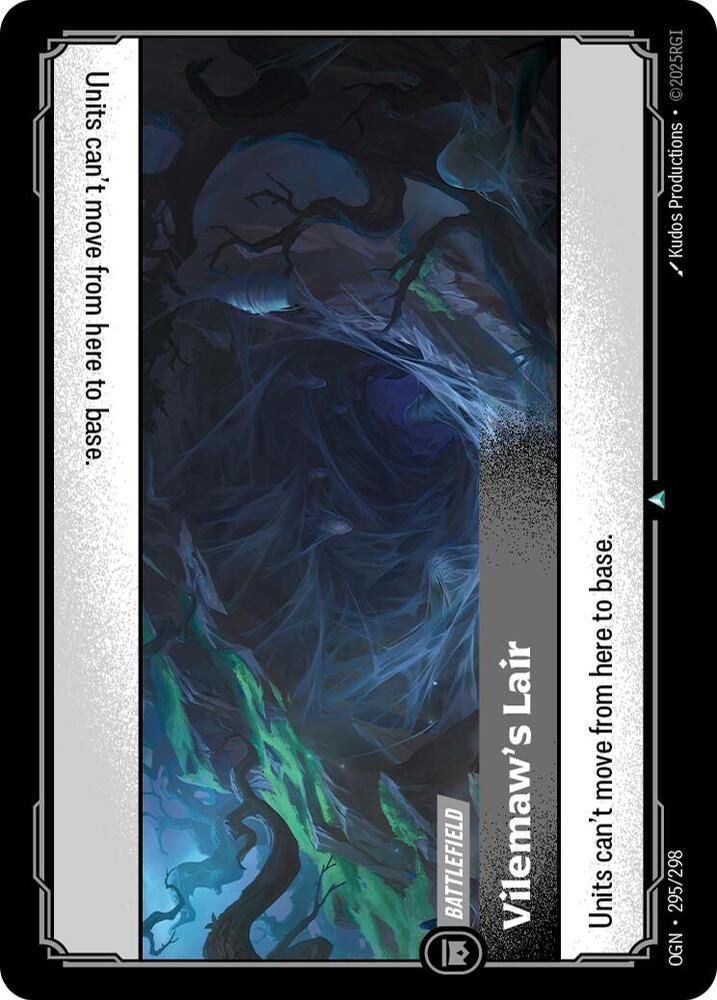 Vilemaw's Lair - Origins (Uncommon) [OGN-295] — riftbound card