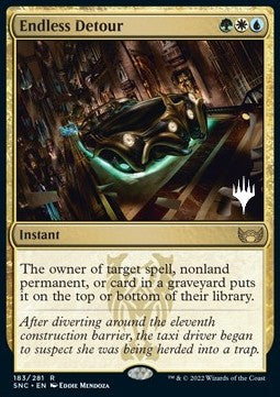 Endless Detour (V.2) - Streets of New Capenna: Promos (Rare) [PSNC-183] Immagine principale del prodotto