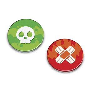 Officiele Pokemon Status Conditions Markers voor vergiftigd en brandwond Image principale du produit