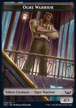 Ogre Warrior Token (B 4/3) // Treasure Token (V.2) - Streets of New Capenna: Extras (Token) [XSNC-T 6/14] Hover Image