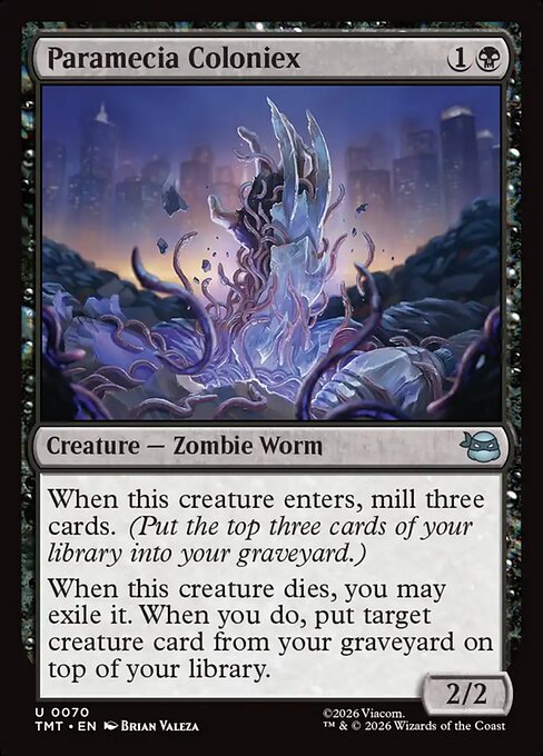 Paramecia Coloniex – Teenage Mutant Ninja Turtles (TMT-70) Magic: The Gathering card Hauptbild