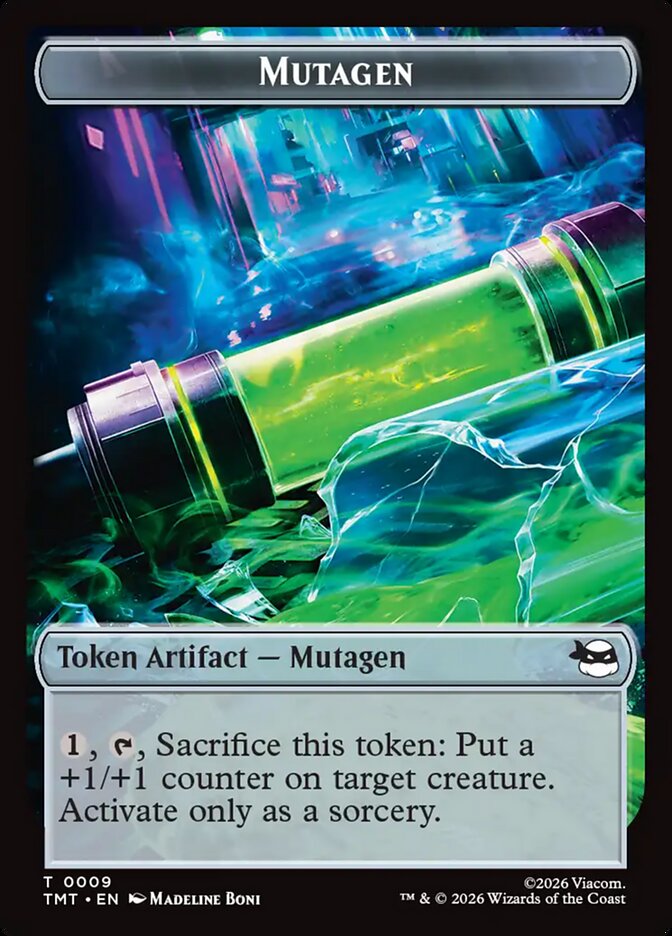Magic-kaart Mutagen Token // Robot Token TTMT-9 uit Teenage Mutant Ninja Turtles Tokens (Token) Main image