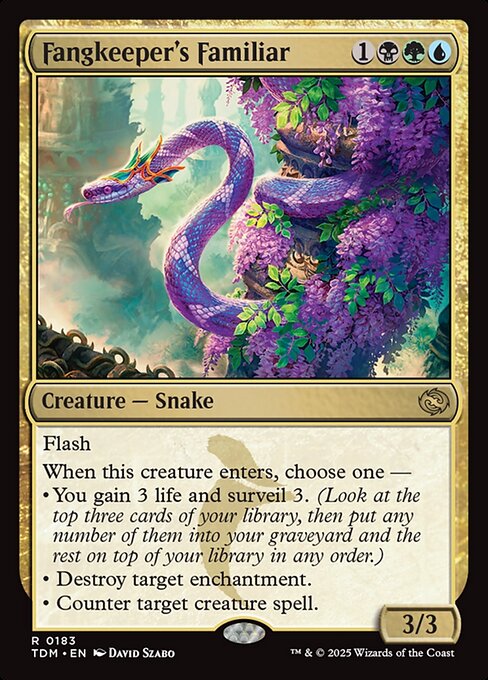 Fangkeeper's Familiar – Tarkir: Dragonstorm (TDM-183) Magic: The Gathering card | LC-REM-20260804-15401859350860-655fa2e1-3e1c-424c-b17a-daa7b8fface4