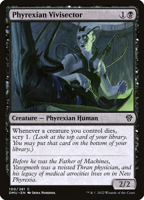Phyrexian Vivisector – Dominaria United (DMU-100) Magic: The Gathering card