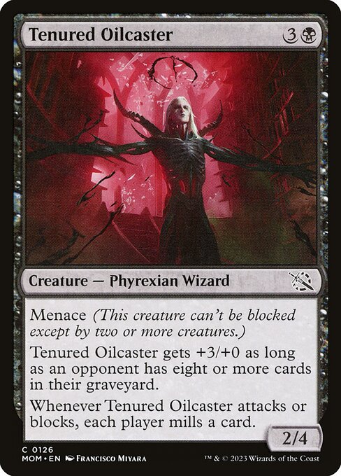 Tenured Oilcaster – March of the Machine (MOM-126) Magic: The Gathering card