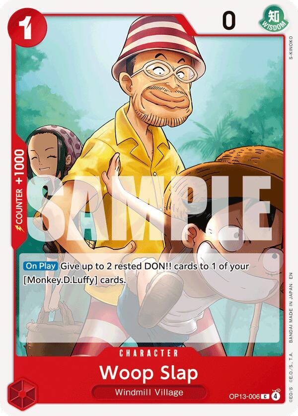 Woop Slap (OP13-006) - Carrying on his Will (Common) [OP13-006] — one-piece card