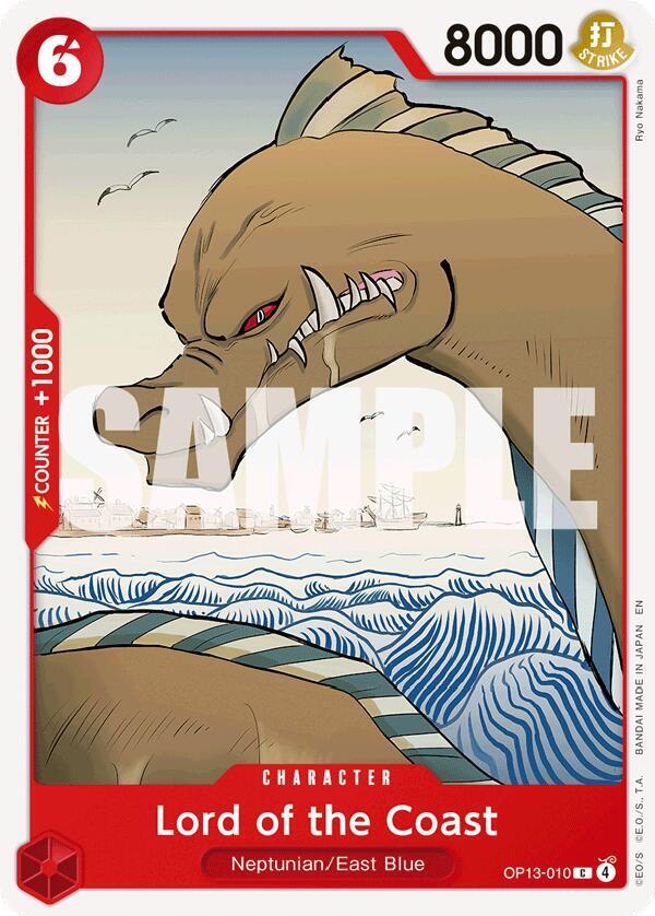 Lord of the Coast (OP13-010) - Carrying on his Will (Common) [OP13-010] — one-piece card
