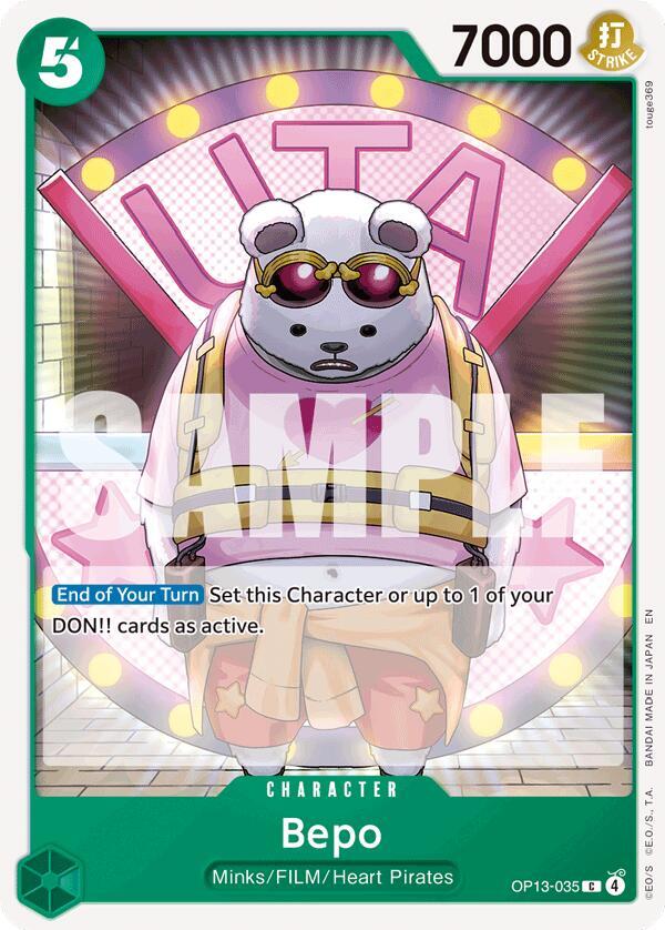 Bepo (OP13-035) - Carrying on his Will (Common) [OP13-035] — one-piece card