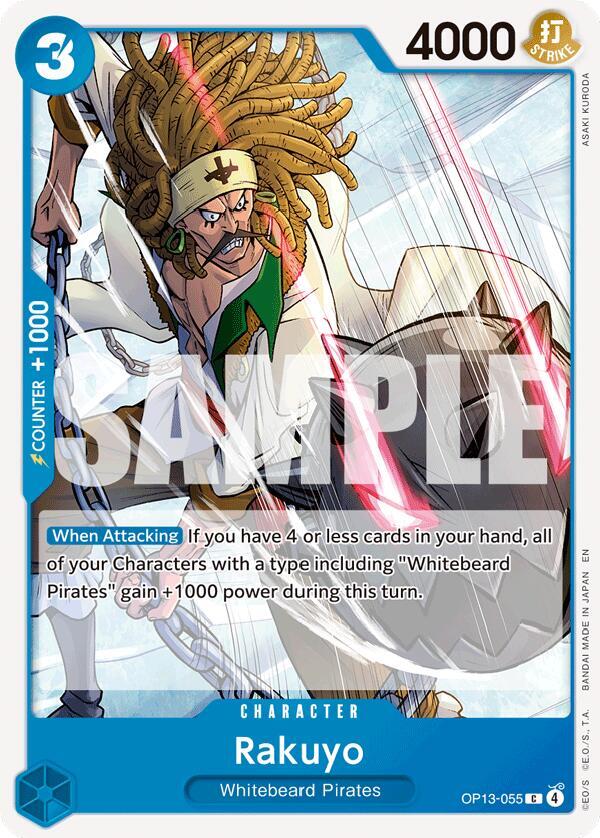 Rakuyo (OP13-055) - Carrying on his Will (Common) [OP13-055] — one-piece card