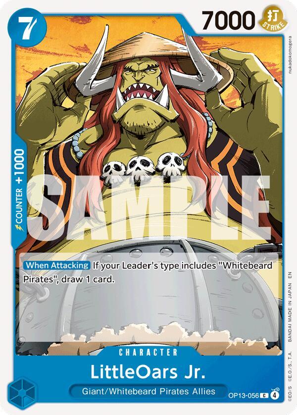 LittleOars Jr. (OP13-056) - Carrying on his Will (Common) [OP13-056] — one-piece card Immagine principale del prodotto
