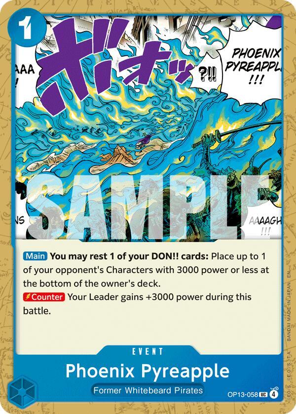 Phoenix Pyreapple (OP13-058) - Carrying on his Will (Uncommon) [OP13-058] — one-piece card