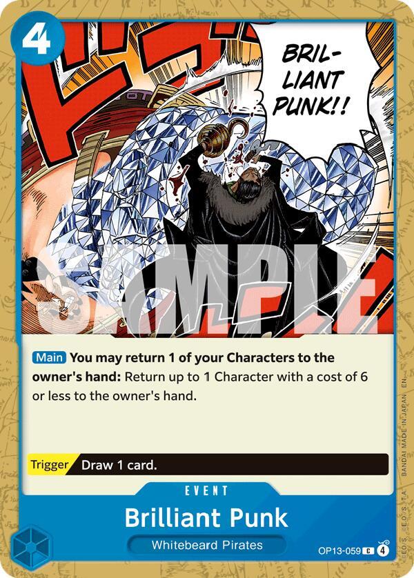 Brilliant Punk (OP13-059) - Carrying on his Will (Common) [OP13-059] — one-piece card