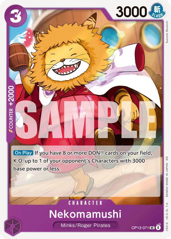 Nekomamushi (OP13-071) - Carrying on his Will (Uncommon) [OP13-071] — one-piece card